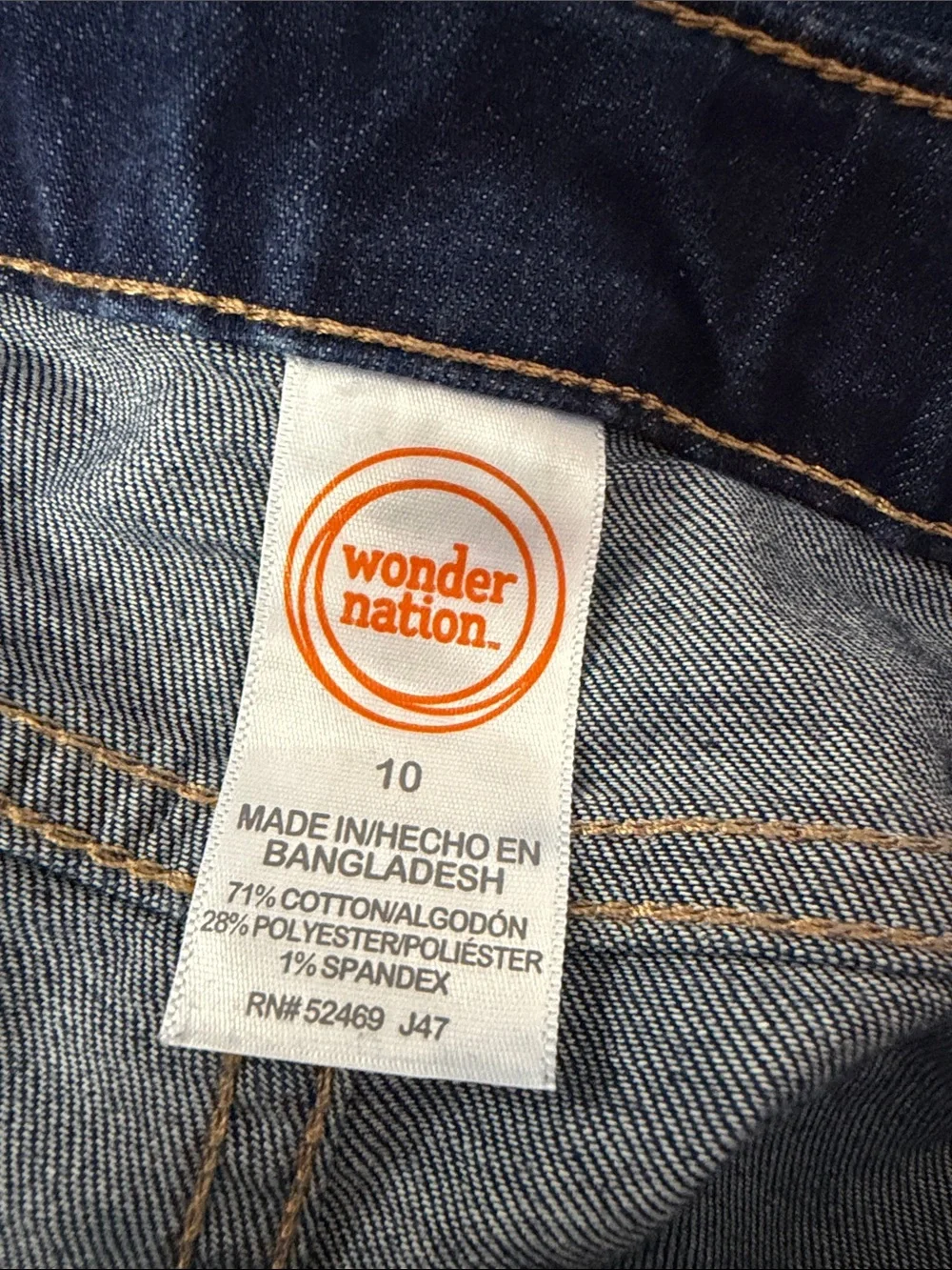 wonder nation Dark Blue Straight Leg Jeans